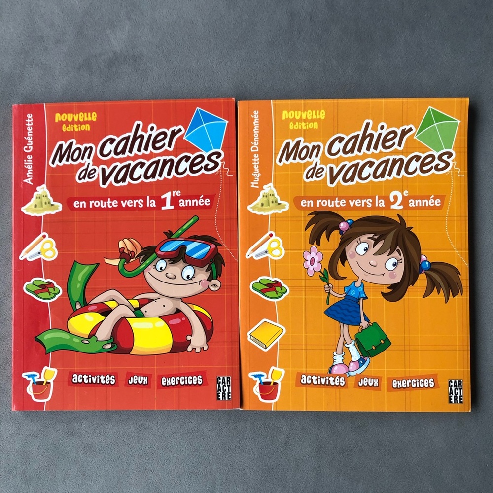 FRENCH ~ 1re & 2e annee Mon cahier de vacances